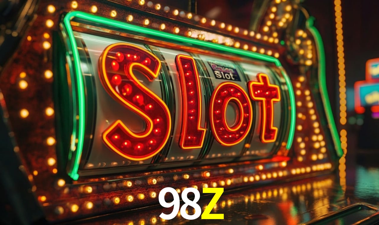 Imagem promocional da 98Z mostrando a plataforma e suas vantagens